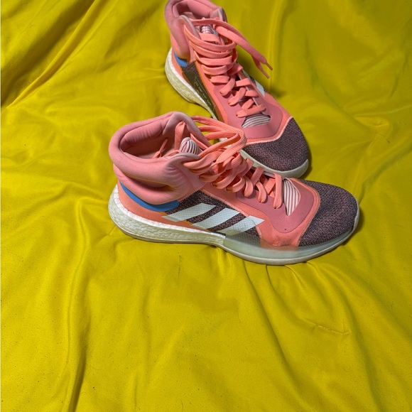 Adidas Mens Marquee Boost High-Top Sneakers Size 13 - Picture 8 of 8
